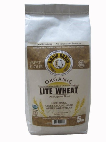 Organic Lite Wheat Flour 5 lb